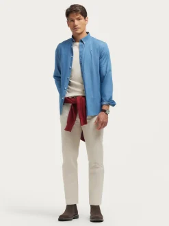 Hombre Alvaro Moreno CAMISA DENIM B.DOWN