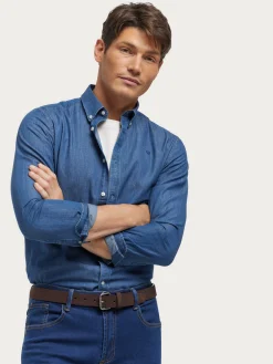 Hombre Alvaro Moreno CAMISA DENIM B.DOWN