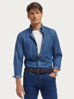 Hombre Alvaro Moreno CAMISA DENIM B.DOWN