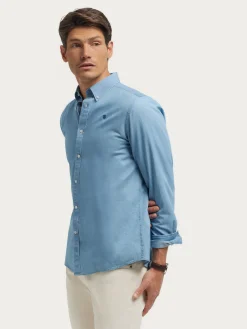 Hombre Alvaro Moreno CAMISA DENIM B.DOWN