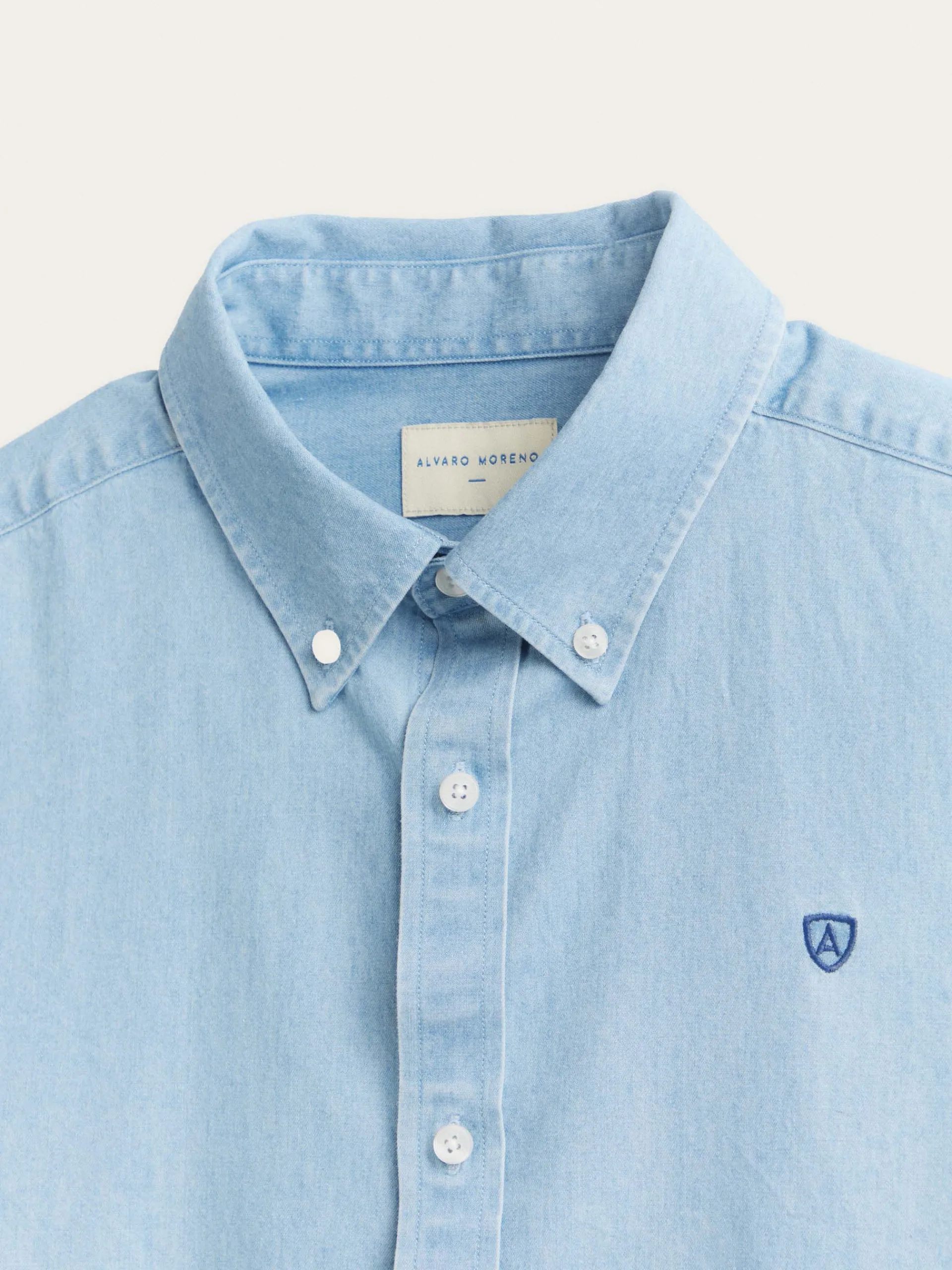 Hombre Alvaro Moreno CAMISA DENIM B.DOWN