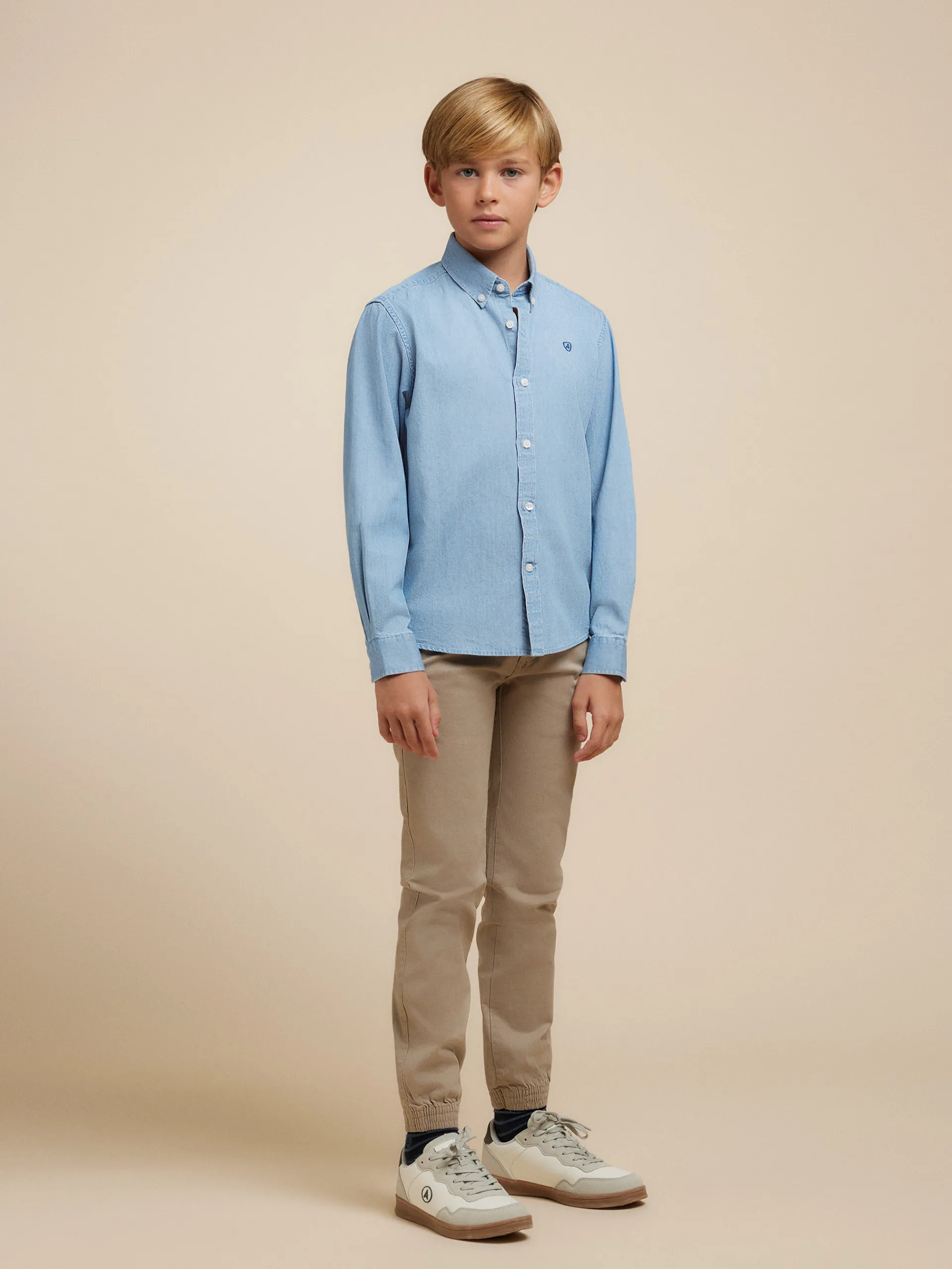 Alvaro Moreno CAMISA DENIM KIDS
