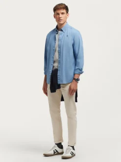 Hombre Alvaro Moreno CAMISA DENIM RAYAS