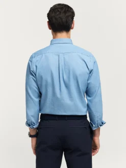 Hombre Alvaro Moreno CAMISA DENIM SLUB
