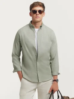 Hombre Alvaro Moreno CAMISA FLANNEL TWILL