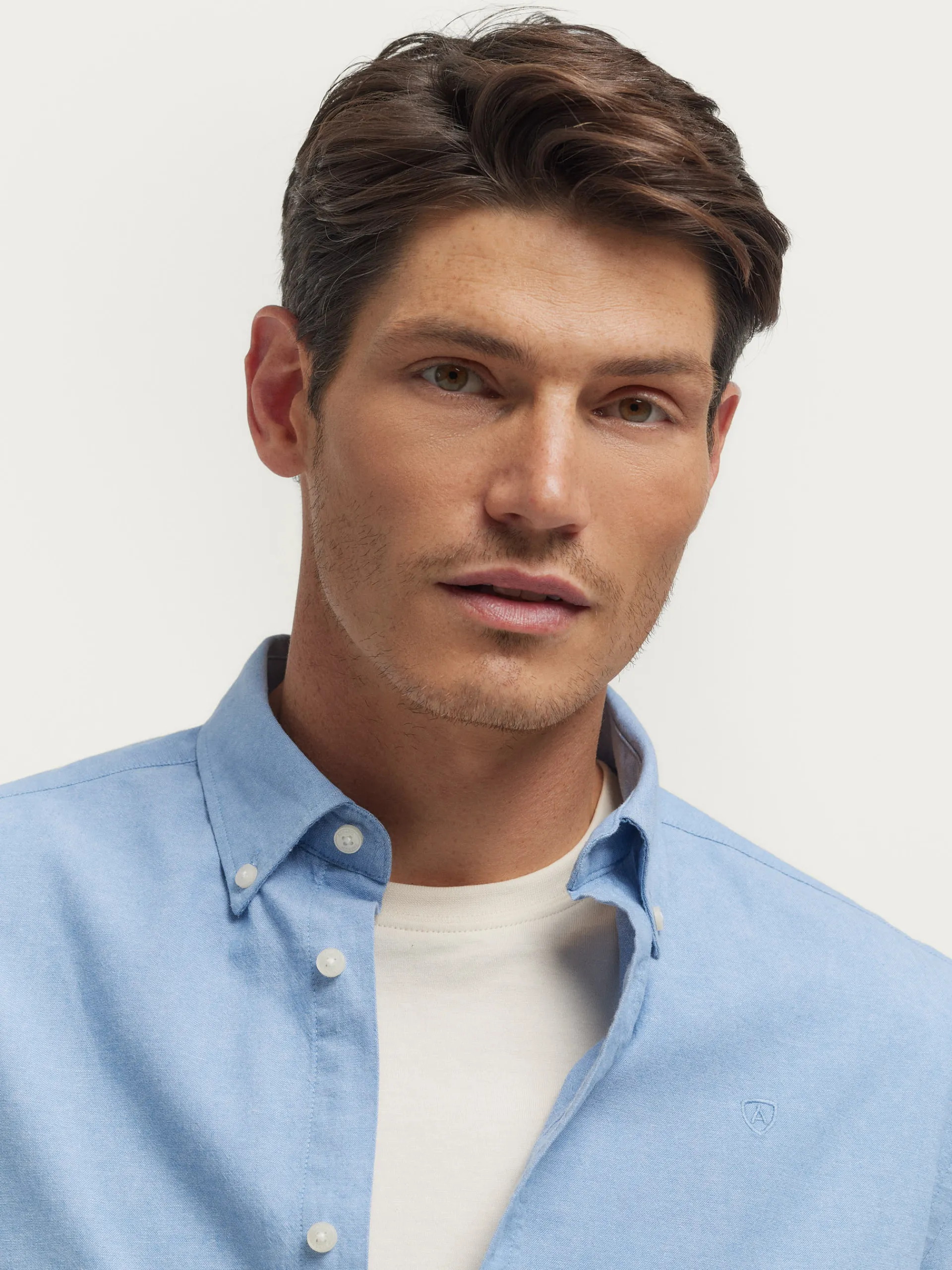 Hombre Alvaro Moreno CAMISA OXFORD CHAMBRAY