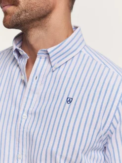 Hombre Alvaro Moreno CAMISA OXFORD FANCY STR