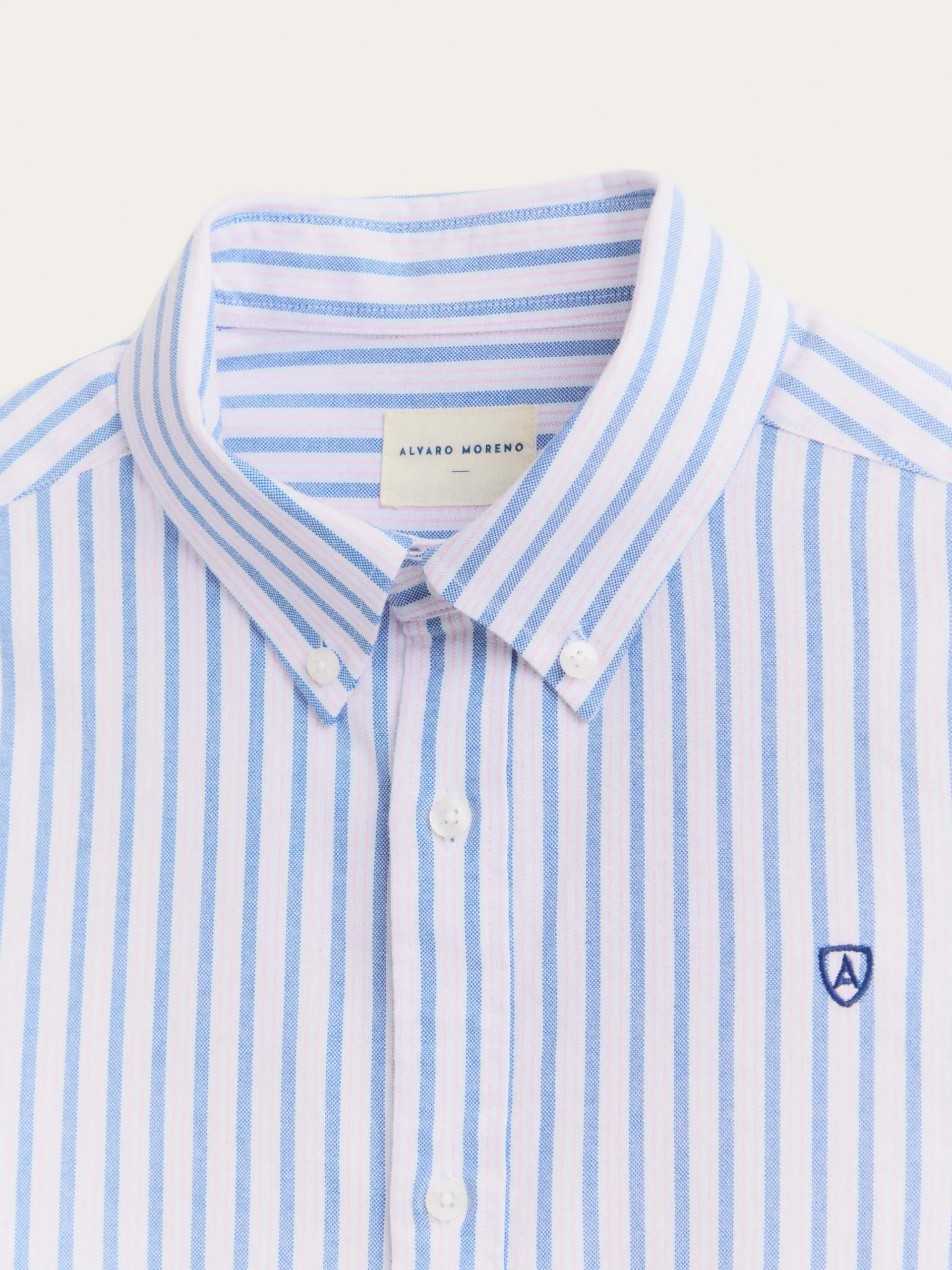 Hombre Alvaro Moreno CAMISA OXFORD FANCY STR