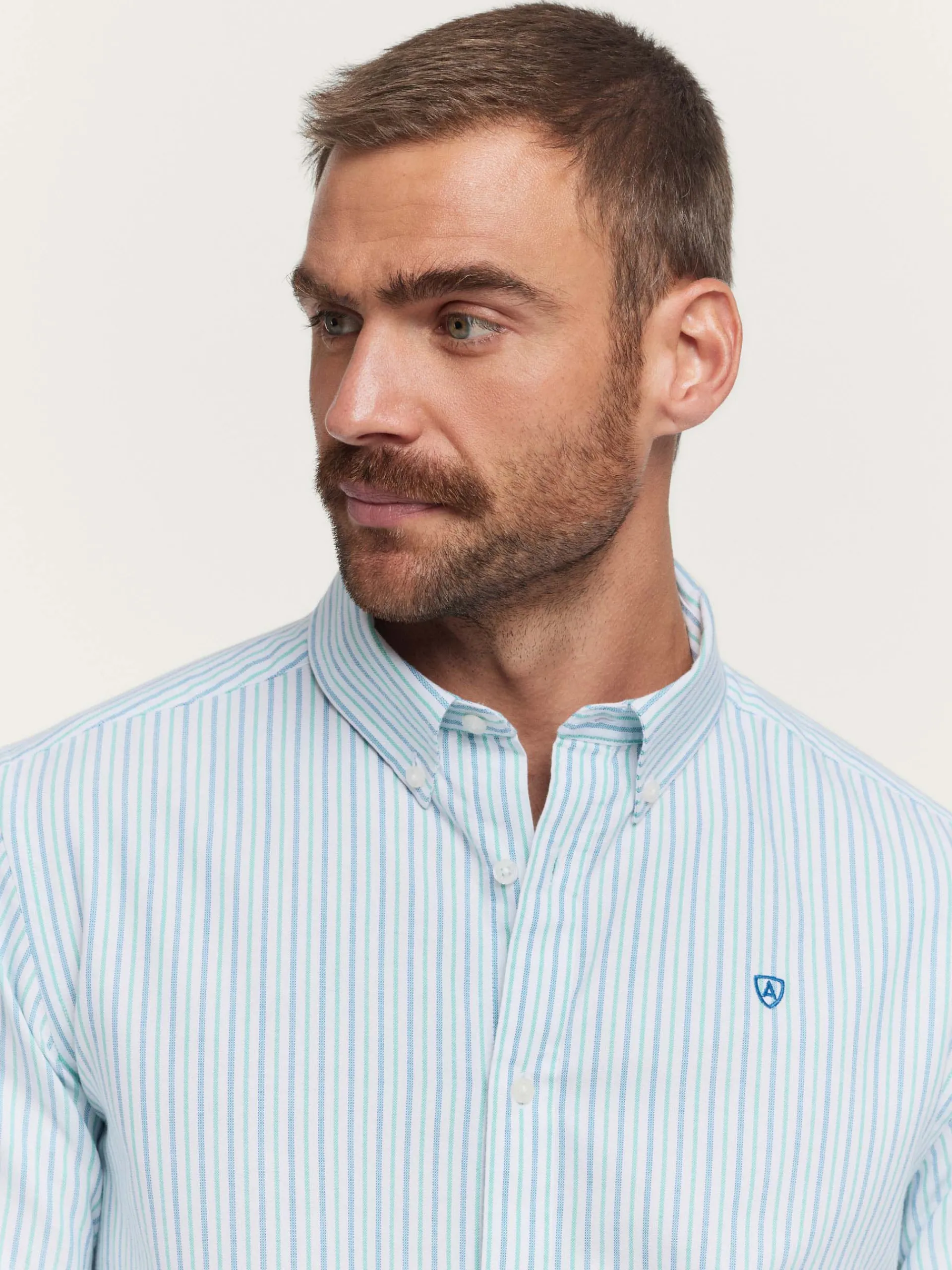 Hombre Alvaro Moreno CAMISA OXFORD FANCY STR