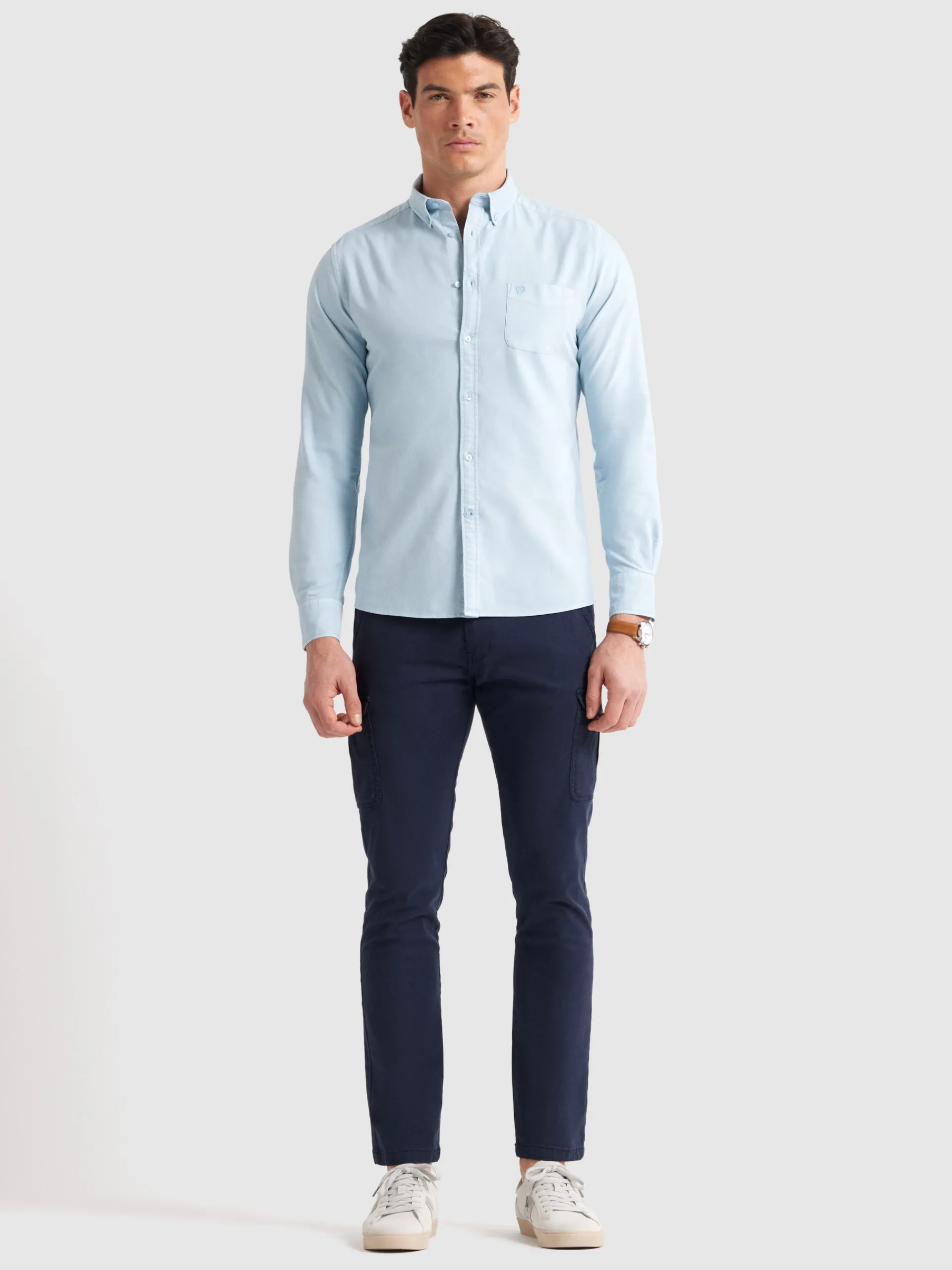Hombre Alvaro Moreno CAMISA OXFORD POCKET DYE
