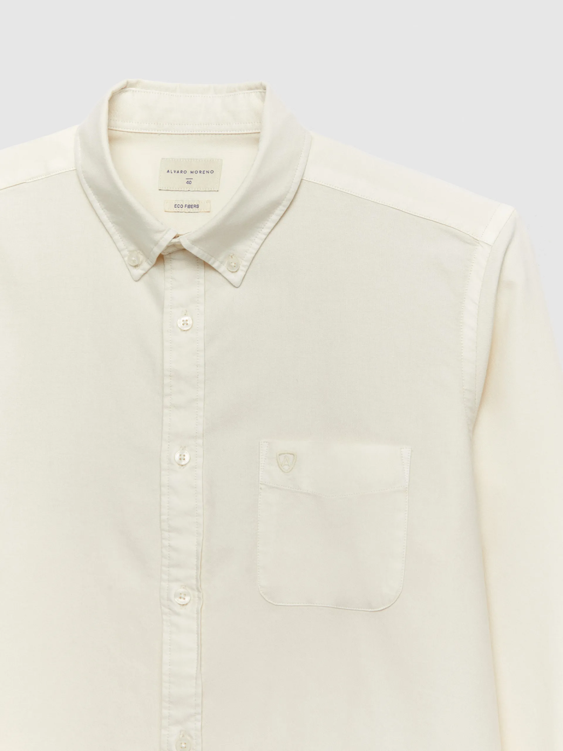 Hombre Alvaro Moreno CAMISA OXFORD POCKET DYE