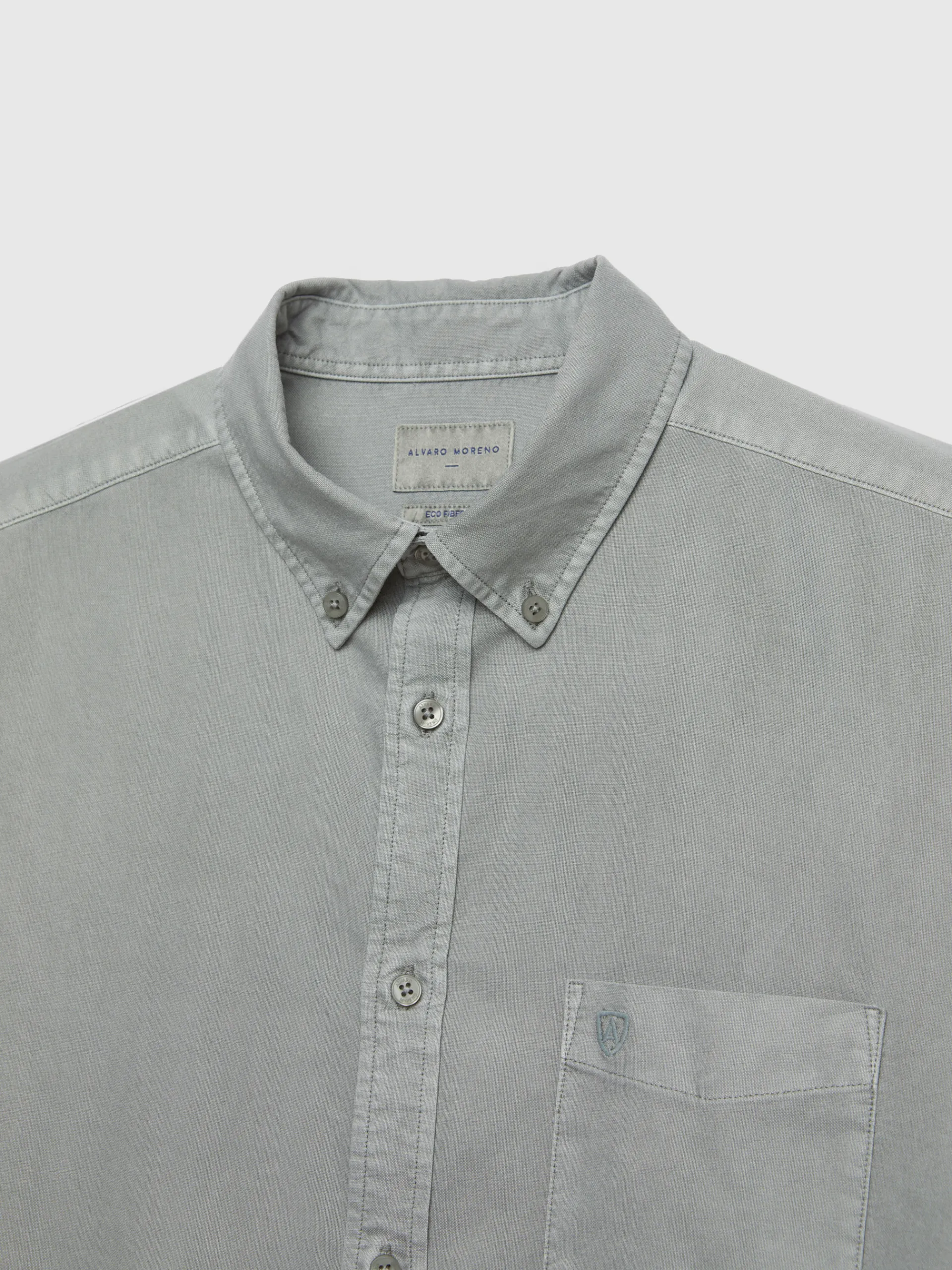 Hombre Alvaro Moreno CAMISA OXFORD POCKET DYE
