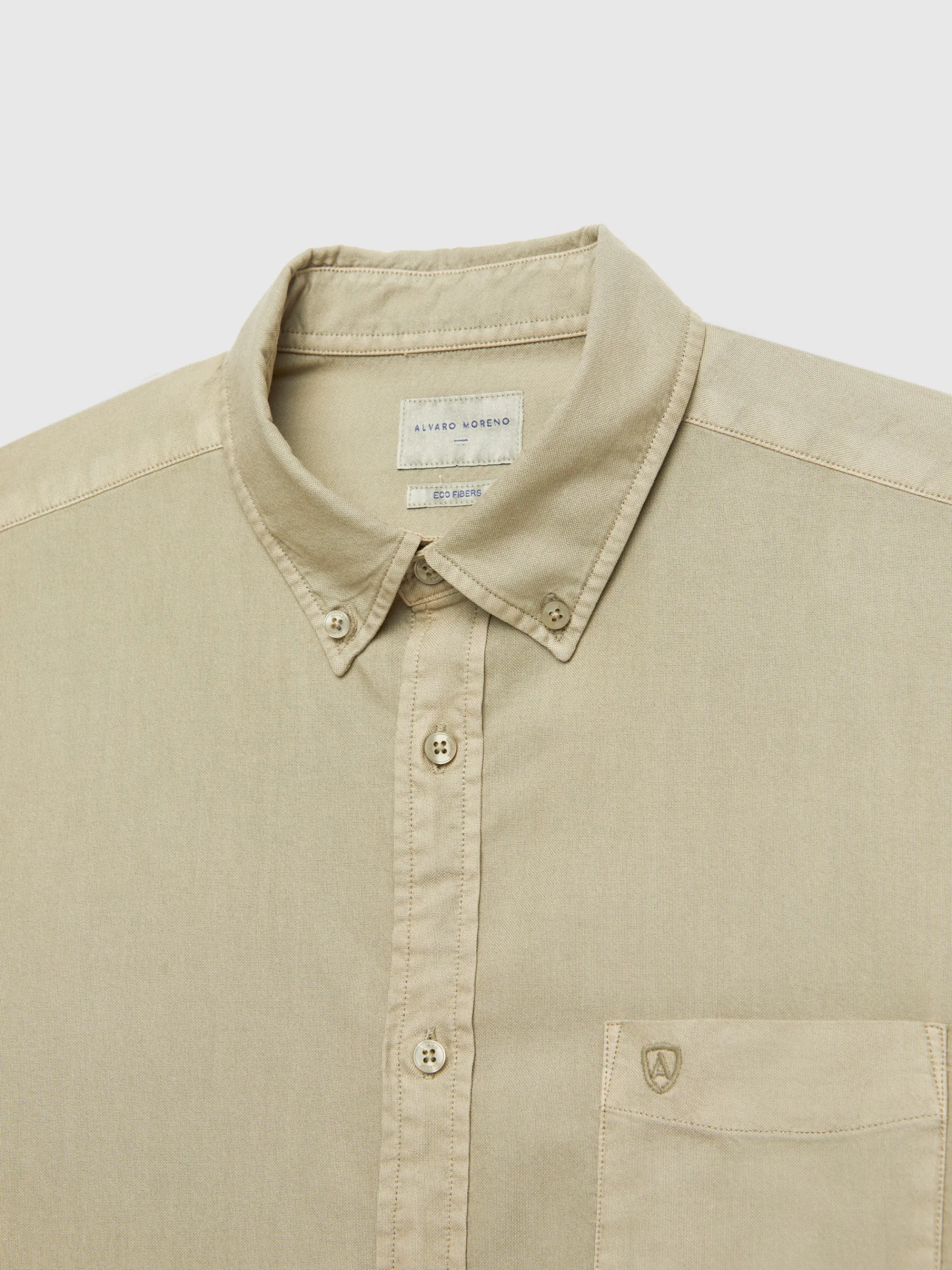 Hombre Alvaro Moreno CAMISA OXFORD POCKET DYE