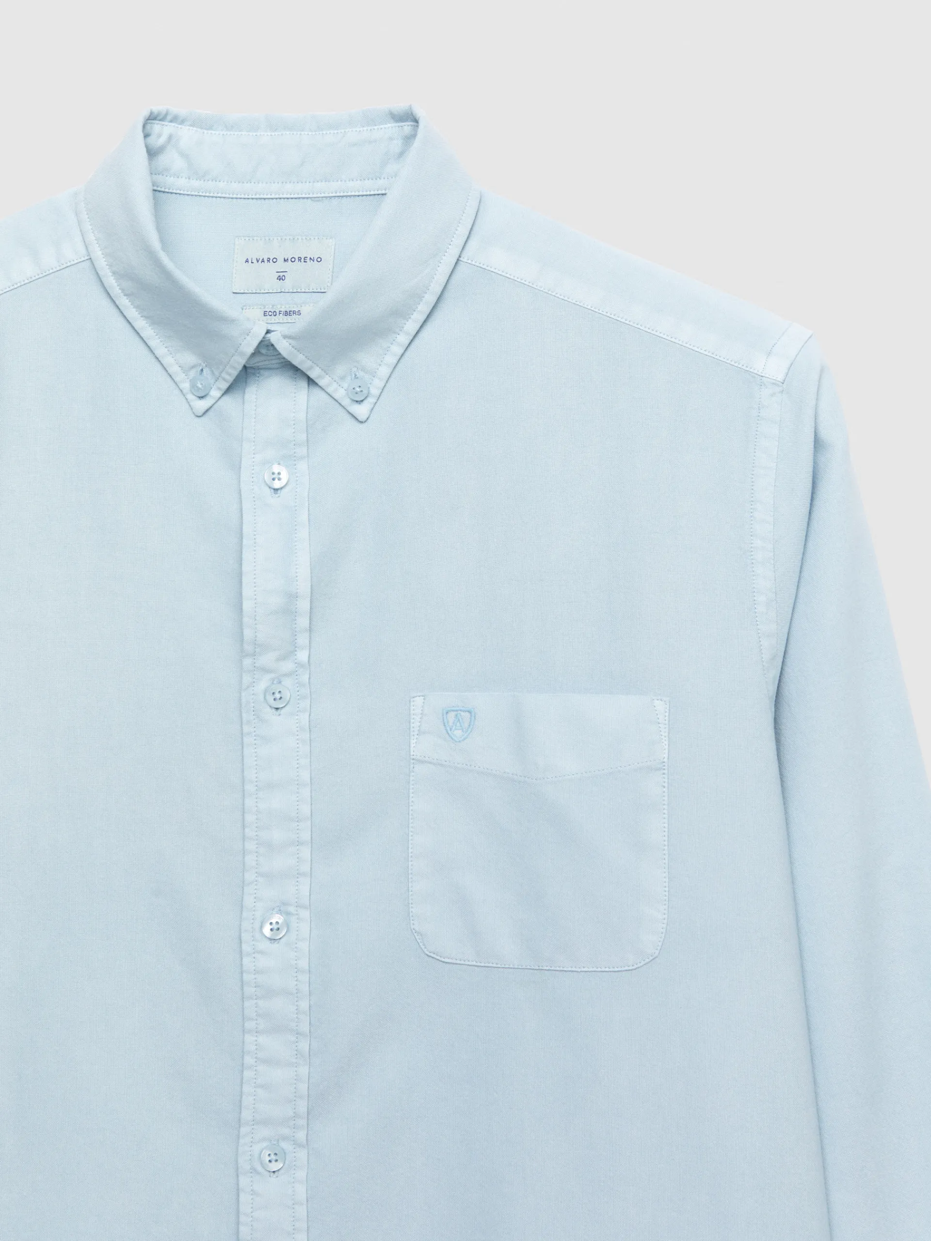 Hombre Alvaro Moreno CAMISA OXFORD POCKET DYE
