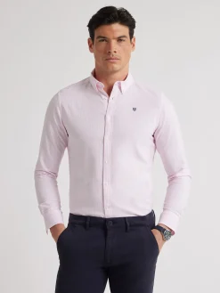 Hombre Alvaro Moreno CAMISA OXFORD RAYAS BASIC