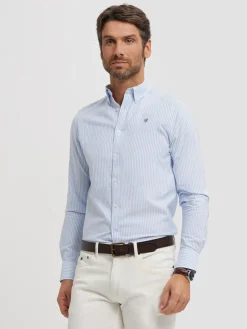 Hombre Alvaro Moreno CAMISA OXFORD RAYAS BASIC