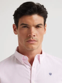 Hombre Alvaro Moreno CAMISA OXFORD RAYAS BASIC