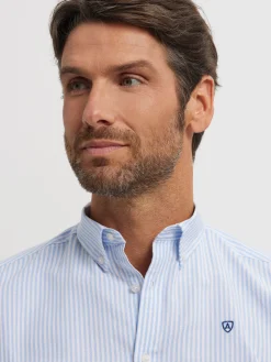 Hombre Alvaro Moreno CAMISA OXFORD RAYAS BASIC