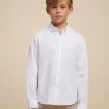 Alvaro Moreno CAMISA OXFORD SOLID KIDS