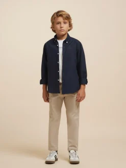 Alvaro Moreno CAMISA OXFORD SOLID KIDS