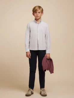 Alvaro Moreno CAMISA OXFORD SOLID KIDS