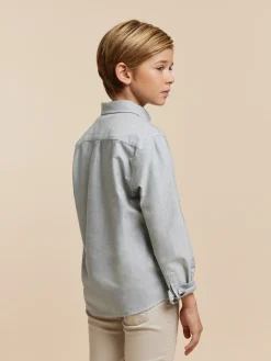 Alvaro Moreno CAMISA OXFORD SOLID KIDS