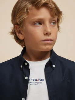 Alvaro Moreno CAMISA OXFORD SOLID KIDS