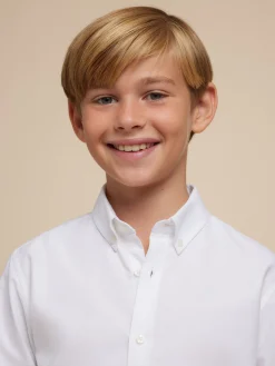 Alvaro Moreno CAMISA OXFORD SOLID KIDS