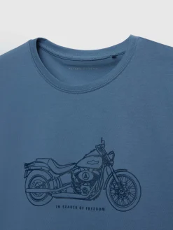 Hombre Alvaro Moreno CAMISETA MOTORCYCLE