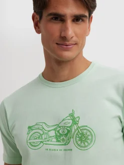 Hombre Alvaro Moreno CAMISETA MOTORCYCLE