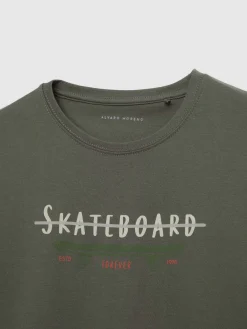 Hombre Alvaro Moreno CAMISETA SKATEBOARD