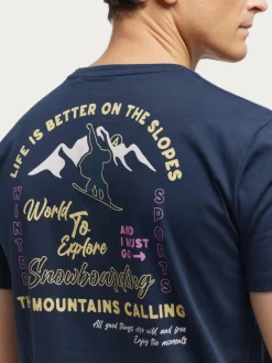 Hombre Alvaro Moreno CAMISETA SNOW