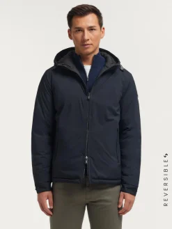 Hombre Alvaro Moreno CAZADORA RATCHED REVERSIBLE | MARRÓN