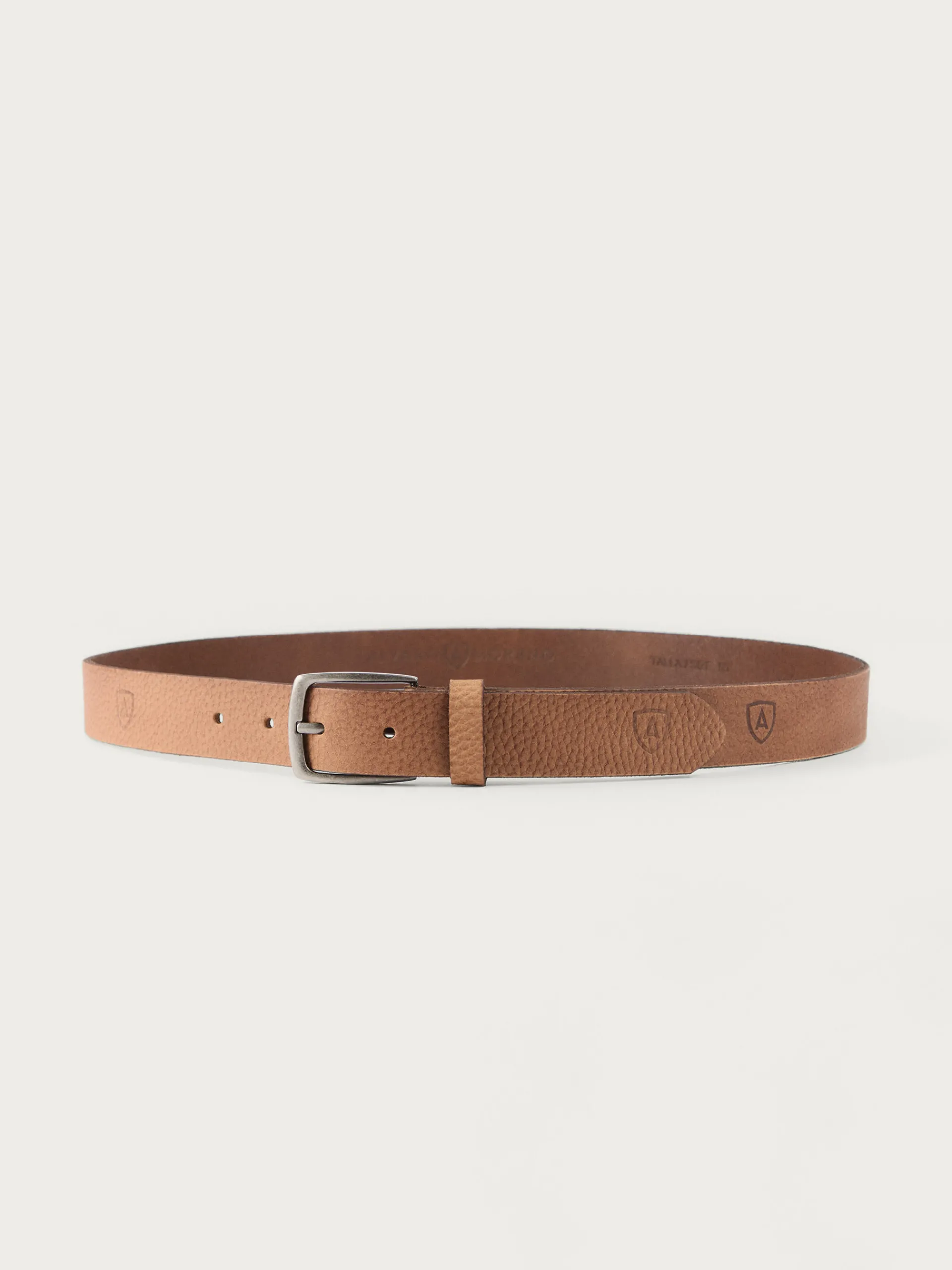 Hombre Alvaro Moreno CINTURON LOGO PIEL