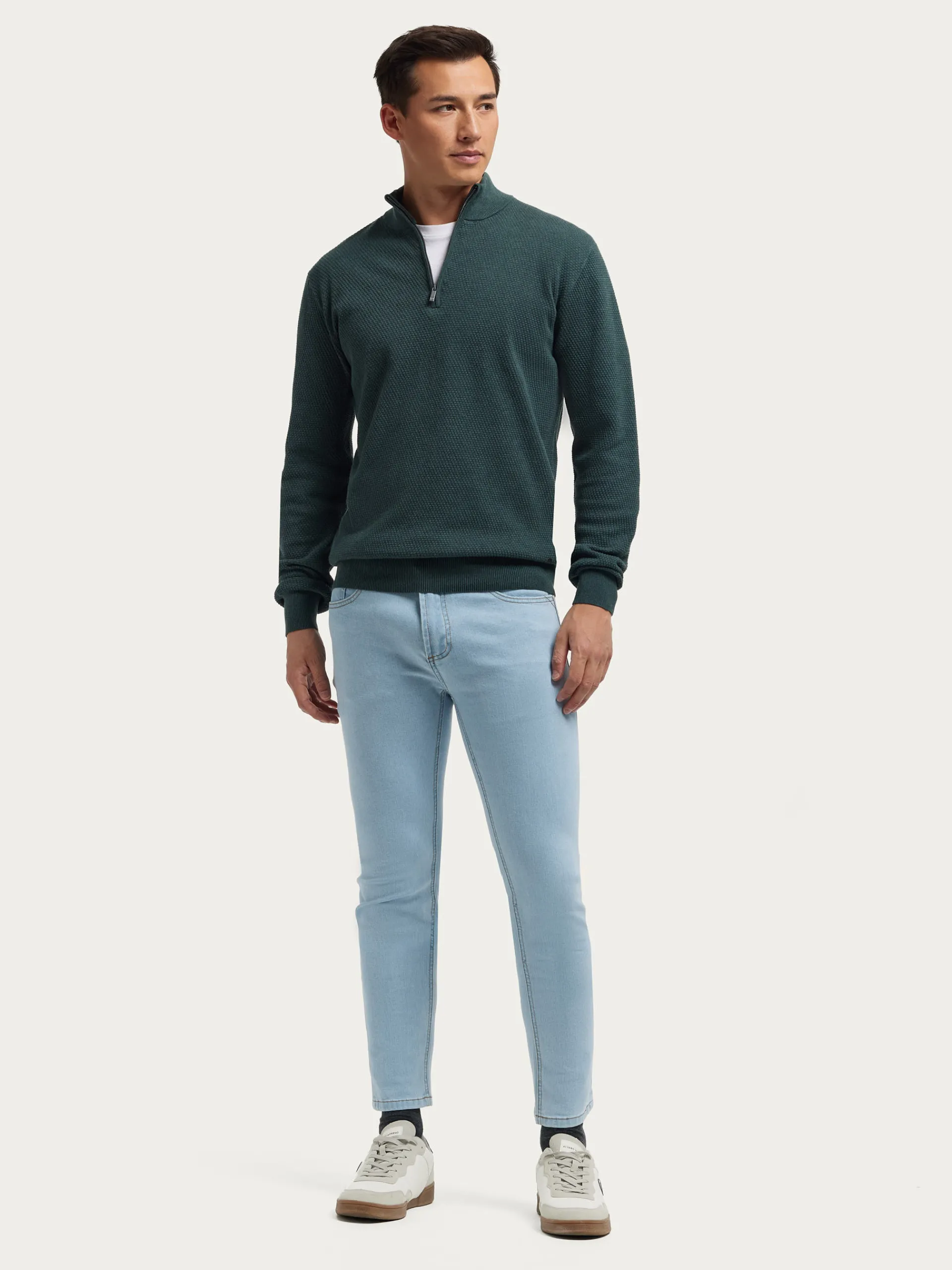 Hombre Alvaro Moreno JERSEY CREMALLERA
