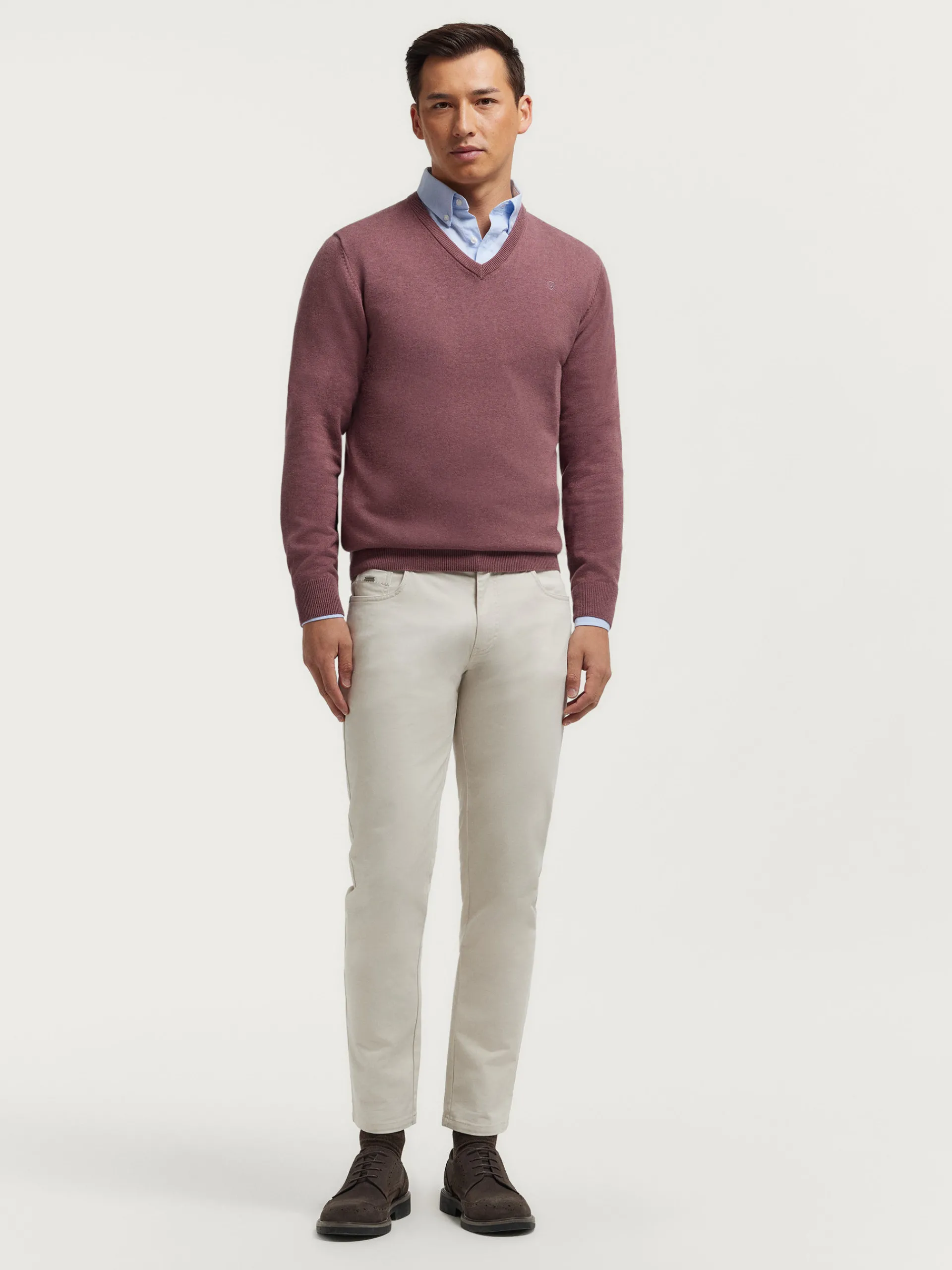 Hombre Alvaro Moreno JERSEY V-NECK TRENDY