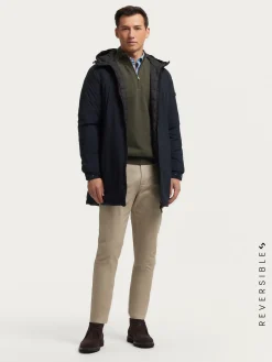 Hombre Alvaro Moreno PARKA RATCHED REVERSIBLE | MARRÓN