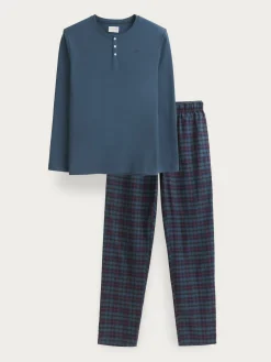 Hombre Alvaro Moreno PIJAMA FRANELA CUADROS
