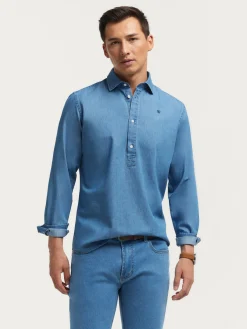 Hombre Alvaro Moreno POLERA DENIM