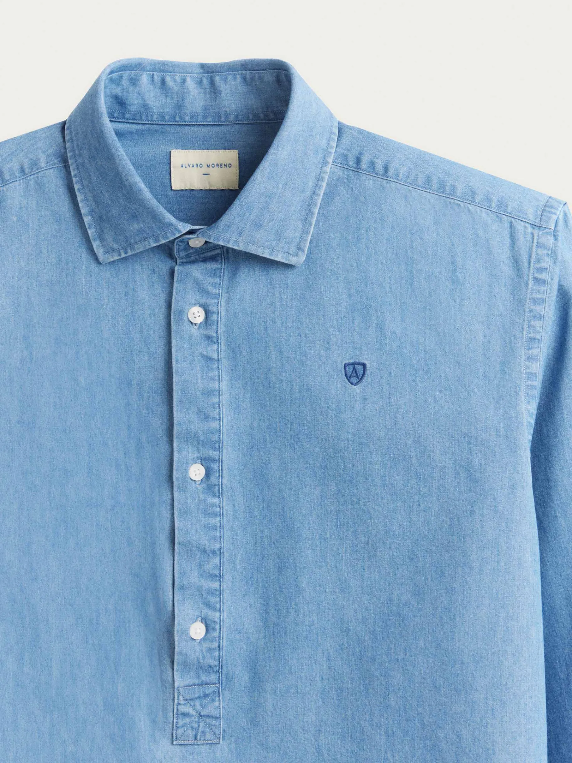 Hombre Alvaro Moreno POLERA DENIM