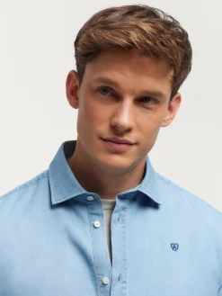 Hombre Alvaro Moreno POLERA DENIM